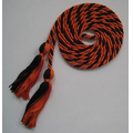Tri-Color Single Honor Cord - Orange/Orange/Black